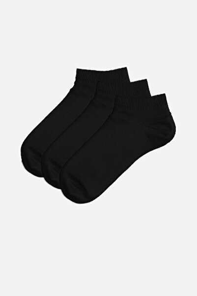 LC Waikiki - Plain socks set, 3 pairs, Black, 36-38