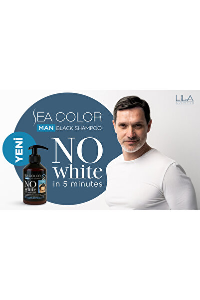 Sea Color Man No White Black Shampoo Siyah Şampuan Beyazlara Son