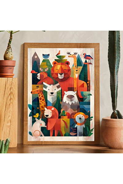 woodhomeworks One Piece Σαλόνι Διακόσμηση Γραφείου Πίνακας vrynt