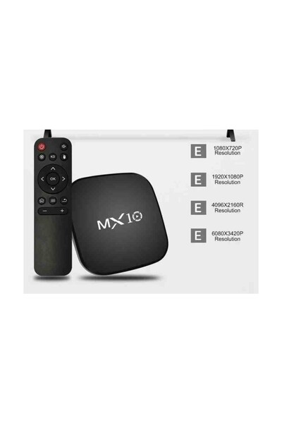 Zen Store MX10 4K Android TV Box Medya Oynatıcı Android 7.1 Tv Box Tv Stick Medya Smart Tv Wifi
