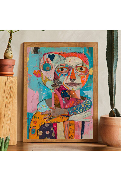 woodhomeworks Tek Parça Salon Ofis Dekor Tablo vrynt