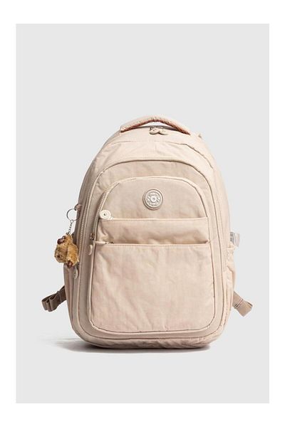 Miracle 8690 Crinkle School Bag Backpack Daily Trip Sports Travel Vacation Multi-Compartment Laptop Compartment