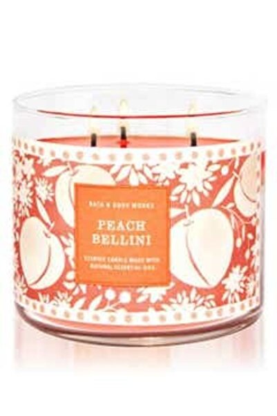 Bath & Body Works Bath & Body Works Peach Bellini Scented Candle 411 gm