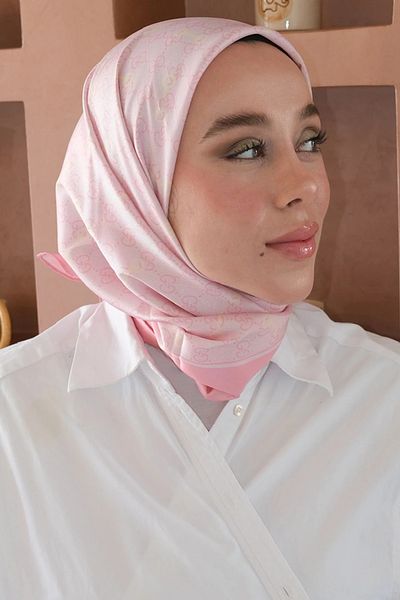 Webinay Home Twill Scarf g Pattern Imported Scarf Headscarf Scarf Hijab 90X90 cm