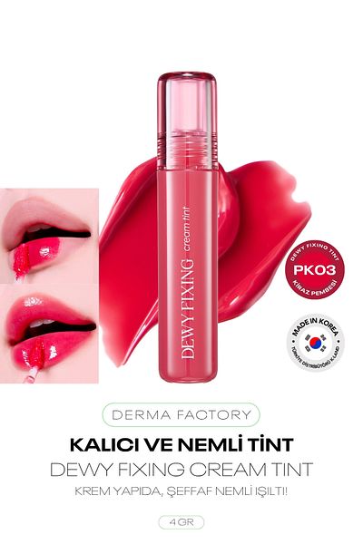 DERMA FACTORY Lasting and Moist Tint Lipstick Derma Factory Dewy Fixing Tint