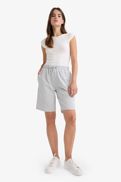 DeFacto New Season Regular Fit Normal Waist Straight Leg Slim Bermuda Shorts