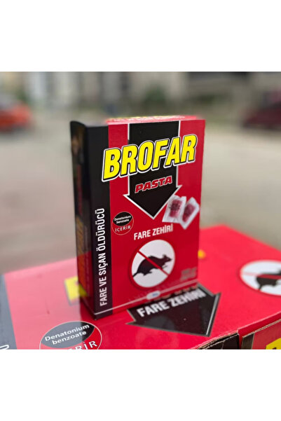 Brofar Fare ve Sıçan Zehiri Pasta Tipi – 100 g (10x10gr)