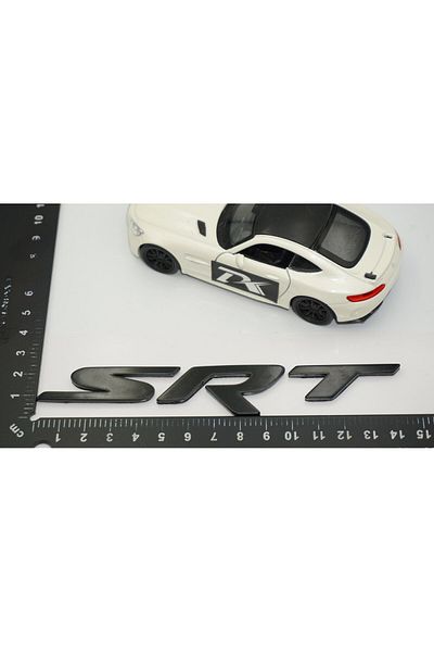 DK Tuning Dodge Challenger Billet Srt Black Logo Crest