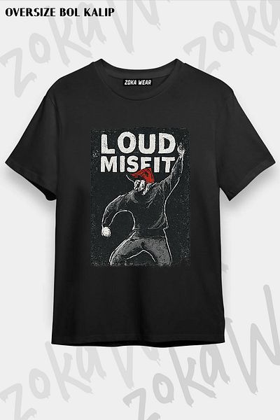 ZOKAWEAR Unisex Oversize Mold Limp Bizkit V2 Design Printed Tshirt