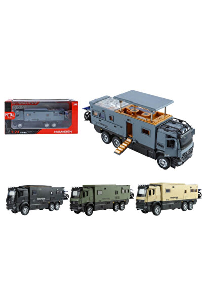 Wingzy Çek Bırak Işıklı ve Sesli Motorlu Model Kutulu 1:24 Karavan