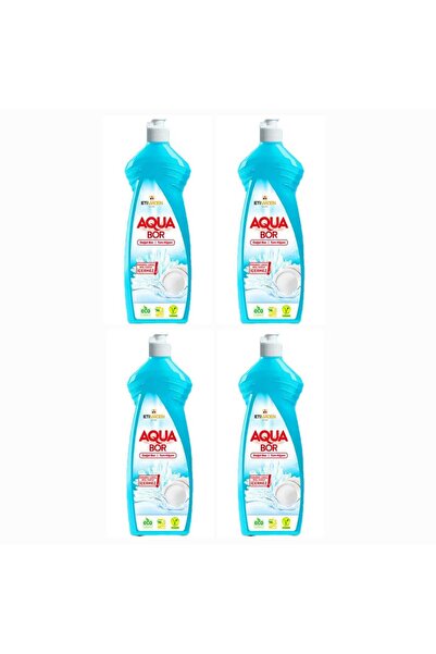 Boron Aquabor Natural Mineral Hand Washing 4 Pcs Liquid Dishwasher