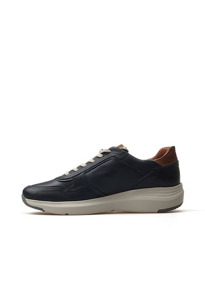 YAŞAR KAŞLI Men's Genuine Leather Casual Shoes 25Y Ykö-21299 m Navy Blue
