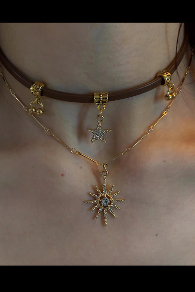 Giraffe Kolye Gothic Fairy Otantik Gotik Punk Emo Haç Kolye Takı