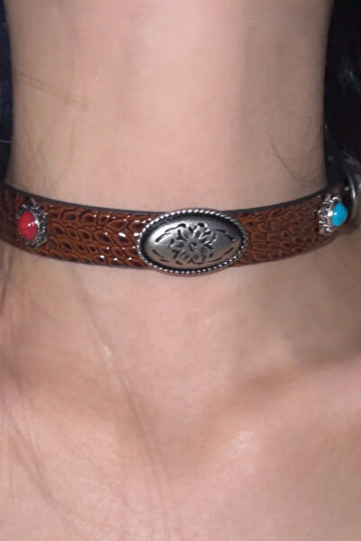 Giraffe Kolye Gothic Fairy Otantik Gotik Punk Emo Haç Kolye Takı