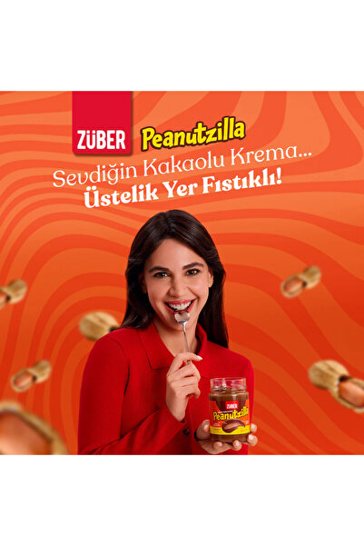 Züber Peanutzilla Kakaolu Fıstık Kreması 315 G