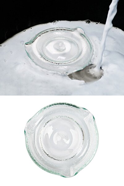 takaloğlu since 1972 Glass That Does Not Retain Milk, 9 cm Milk Container