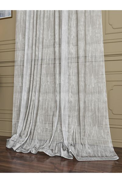 OnyxHome Bamboo Slub Tulle Curtain