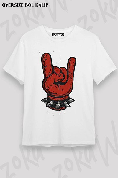 ZOKAWEAR Unisex Oversize Mold Limp Bizkit V11 Design Printed Tshirt