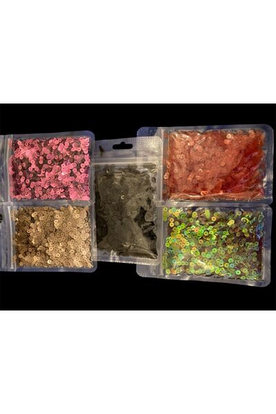 ramkovska Oya Yazma Yemeni Yuvarlak Pul Boncuk 5 mm - 25 Gr X5 PAKET