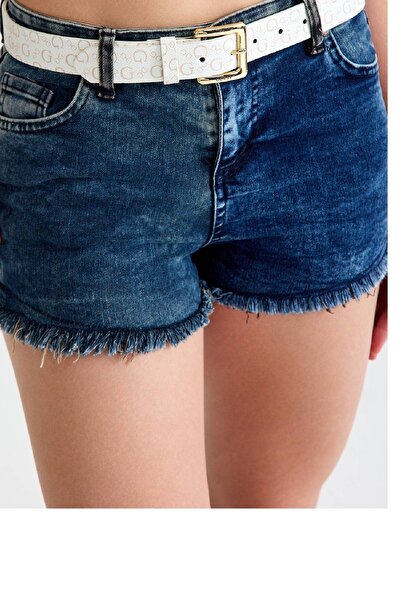 Guess TAMPA NOT ADJUSTABLE BELT Beyaz Kadın Kemerleri BWU239VIN30