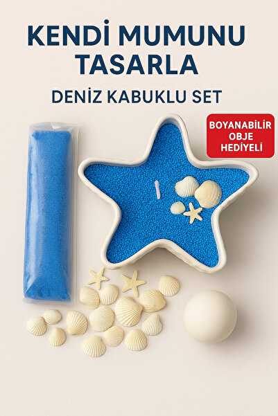 Genel Markalar Kendi Mumunu Tasarla - Deniz Kabuklu Yıldız Mum Yapım Seti | O...