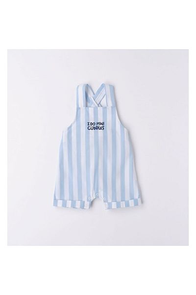 İDO Striped Romper for Baby Boys, I Do, 4.6049, Light Blue, 62-68 cm