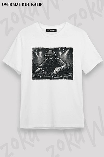 ZOKAWEAR Unisex Oversize Mold Limp Bizkit V9 Design Printed Tshirt