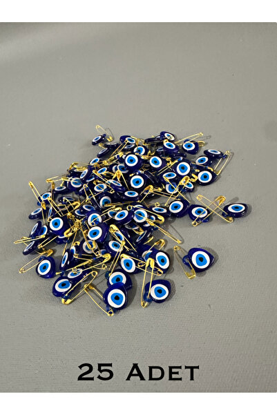 edalle Lacivert Çengelli Nazar Boncuğu 25 Adet