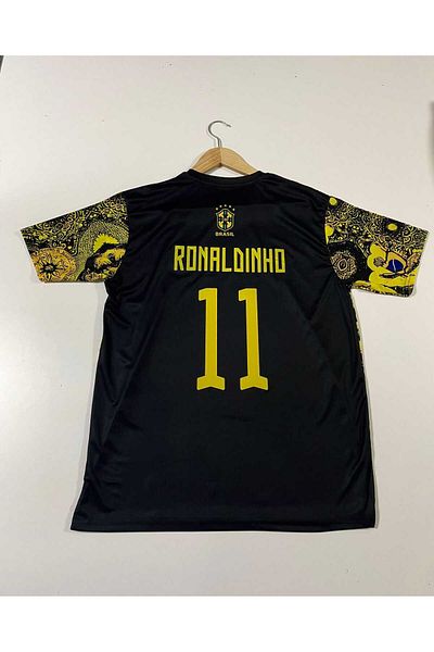 Lion Spor Brazil Ronaldinho Gaucho Special Concept Jersey (Yellow)