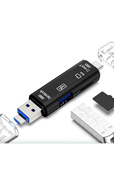 TEKNOCEPNET Smart Otg 3in1 Type-C and Micro USB Tf Card Reader Otg-(5775) - Bs7277-2690