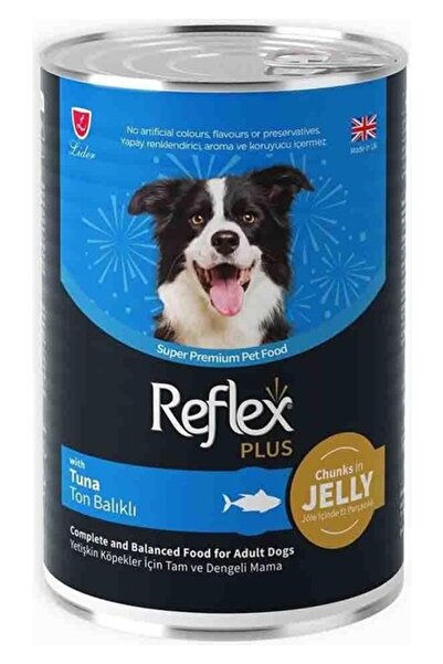 Reflex Plus Parça Ton Balığı Etli Köpek Konservesi 400 Gr