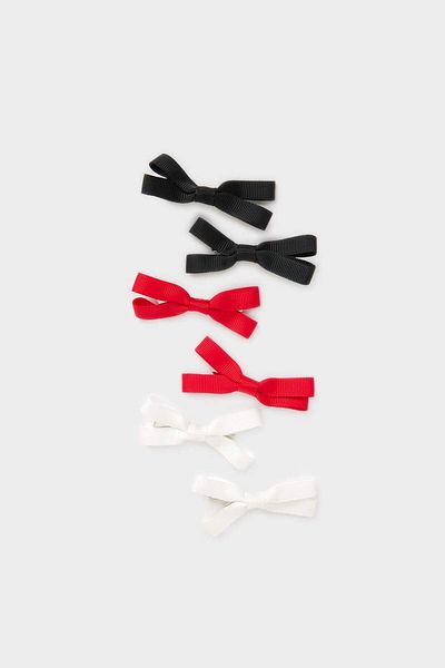 DeFacto Girl's 6-Piece Ribbon Snap Buckle F6488Axns