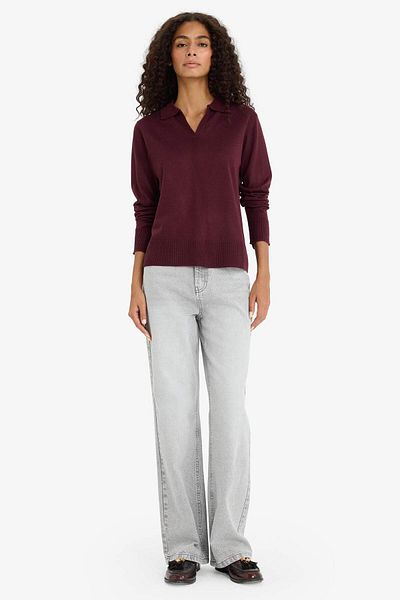 DeFacto Regular Fit Polo Neck Sweater F0405Ax25Wn