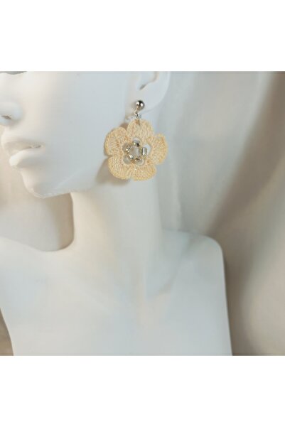 Crystal Atelier Trend Handmade Knitted Flower Earrings–Gift, Vintage, Minimal, Colorful, Bohemian Summer Style, Casual Combination, Chic