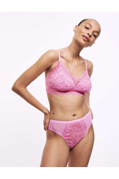 Marks & Spencer 3'lü Dantel Detaylı High Leg Külot Seti