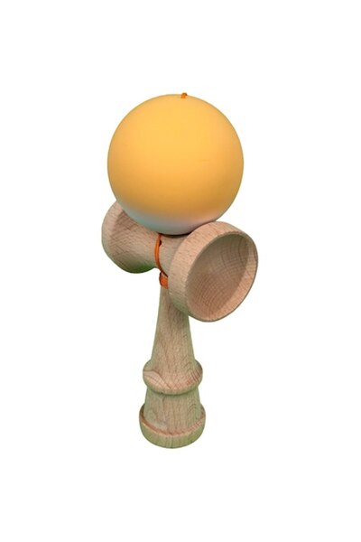 LEIBOO Kendama X Profesional, din Lemn, Bila Cauciucata, 18 cm, Joc de Indema...