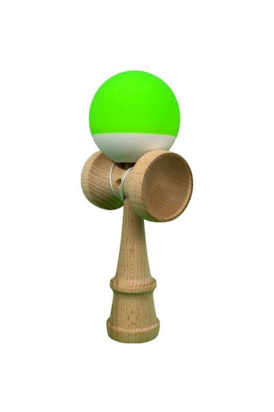 LEIBOO Professional Kendama, Wooden, Rubber Ball, 18 cm, Skill Game for Children and Adults, Bi