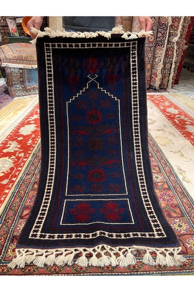 RD RAMAZAN DAĞ EL HALI SANATI El Dokuma Yağcıbedir Seccade Halısıdır Ebat 125x62