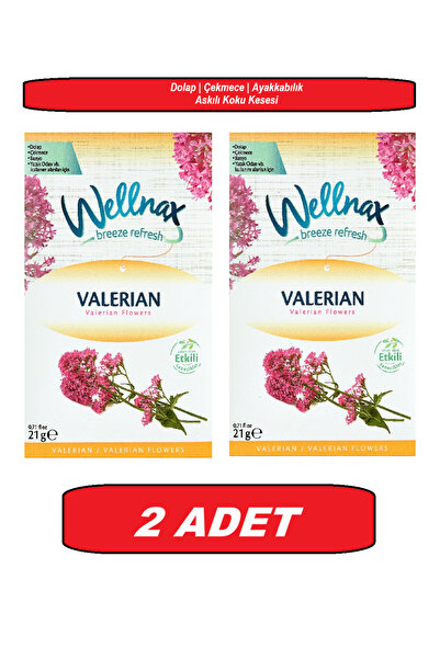 Wellnax breeze refresh ASKILI KOKU KESESİ, DOLAP KOKUSU | AYAKKABILIK KOKUSU | ÇEKMECE KOKUSU Valerian Flowers