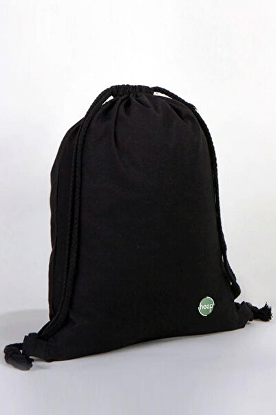 heep Geantă neagră pentru încălțăminte, unisex, din pânză brută, cu șnur, 35x...