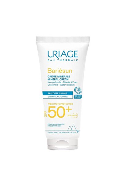 Uriage Bariesun Spf 50+ Mineral Cream for High Sun Protection and Skin Care, 100 Ml
