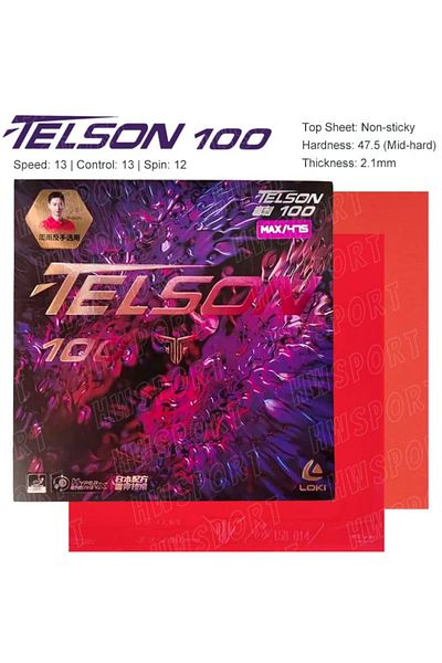 LOKİ New Telson 100 Japanese Technology Table Tennis Racket Rubber for Professionals