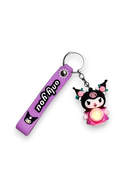 SeaBubbles سلسلة مفاتيح كورومي للأطفال مع ضوء، أرجواني قياسي