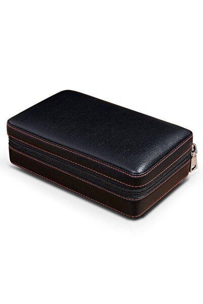 Falconetti Siyah Deri Seyahat Humidoru kb95sy