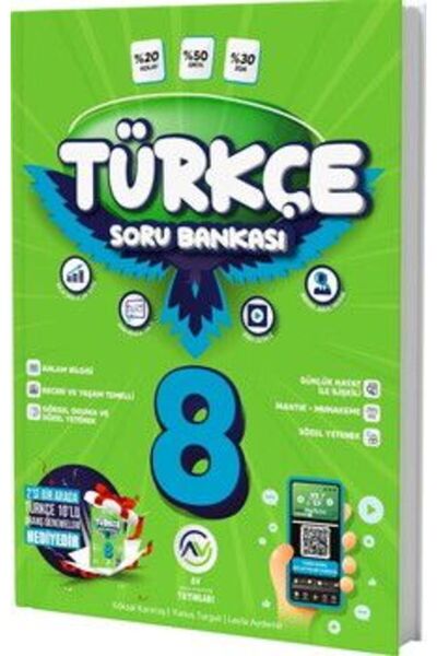 AV YAYINLARI Av Yayınları 8. Sınıf Türkçe Soru Bankası