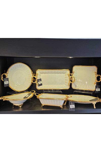 ROY KING Royking 6 Piece Porcelain Serving Set