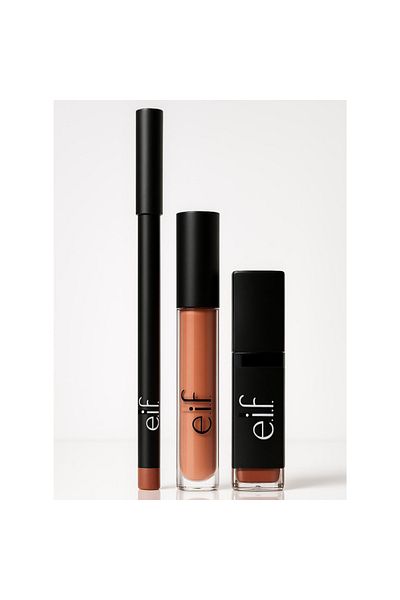 ELF Eve Lip Kit in the perfect nude shade - Italian Rose Liquid Lipstick - Dry Lipstick 08 - Lip Liner 09