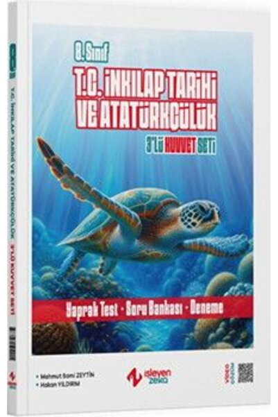 İşleyen Zeka Yayınları İşleyen Zeka 8. Sınıf T. C. İnkılap Tarihi 3 lü Kuvvet Serisi Seti