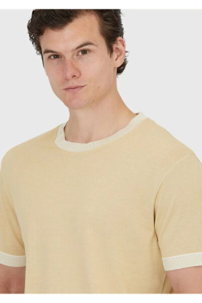 Ramsey Μπλουζάκι Safran Plain Crew Neck 100% βαμβάκι