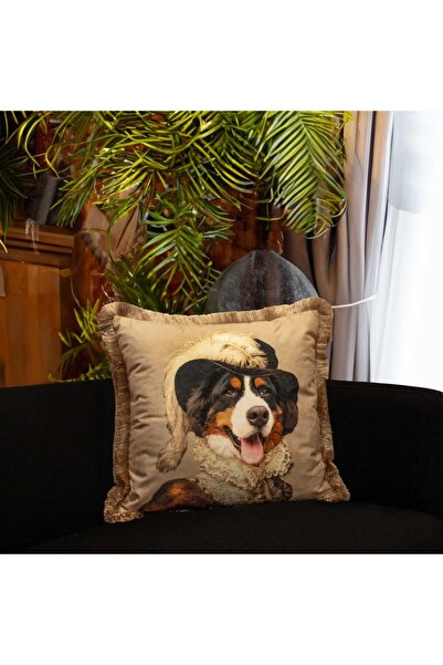 Adawall Mr. Dog Pillow/Cushion (Filling Bead Fiber, Nation. Washing and Fading Certificate)